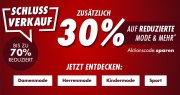 30% Extra-Rabatt auf bereits reduzierte Mode im Galeria Karstadt Kaufhof Shop