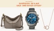 30% Extra-Rabatt auf bereits reduzierte Uhren, Schmuck und Accessoires im Outlet bei Fossil
