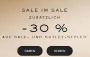 30% Extra-Rabatt auf bereits reduzierte Uhren, Schmuck und Accessoires im Outlet bei Fossil