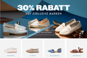 30% Extra-Rabatt auf Schuhe von exklusiven Marken bei Mirapodo
