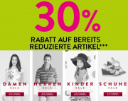 30% Extra-Rabatt On Top auf alle bereits reduzierte Artikel im Adler Shop