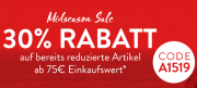 30% Extra-Rabatt On Top auf alle bereits reduzierten Artikel im Sale im Adler Shop