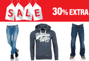 30% Extra-Rabatt On Top auf alle bereits reduzierten Artikel im Sale im Jeans Direct Shop