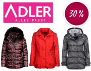 30% Extra-Rabatt On Top auf bereits reduzierte Jacken und M&auml;ntel im Adler Shop