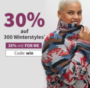 30% Rabatt auf 300 Damen Winter-Styles bei Sheego