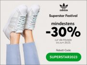 30% Rabatt auf Adidas Superstar Sneaker bei eSchuhe