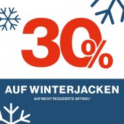 30% Rabatt auf alle nichtreduzierten Winterjacken bei Camp David 