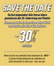 30% Rabatt auf alles am 06.10. bei Pimkie 