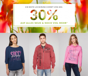 30% Rabatt auf ALLES bei CAMP DAVID & SOCCX