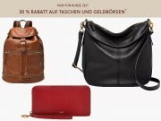 30% Rabatt auf Taschen und Geldb&ouml;rsen bei Fossil