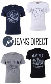 30% Rabatt auf ausgew&auml;hlte T-Shirts + 20% Extra-Rabatt ab 3 St&uuml;ck im Jeans Direct Shop