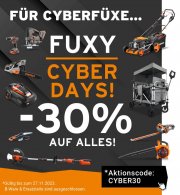 30% Rabatt auf das komplette Sortiment bei Fuxtec