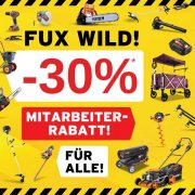 30% Rabatt auf das komplette Sortiment bei Fuxtec