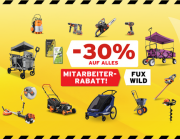 30% Rabatt auf das komplette Sortiment bei Fuxtec
