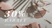 30% Rabatt auf das komplette Sortiment inkl. bereits reduzierte Sale-Artikel bei Adler