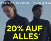 20% Rabatt auf das komplette Sortiment inkl. reduzierte Artikel im Sale bei Tom Tailor