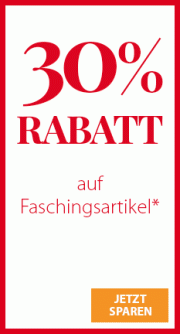 30% Rabatt auf Faschingsartikel bei NKD
