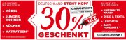 30% Rabatt auf Haushalt, M&ouml;bel & mehr bei XXXLutz