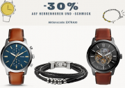 30% Rabatt auf Herrenuhren und -Schmuck bei Fossil