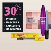30% Rabatt auf Mascara, Eyliner, Lidschatten, Kajal bei Rossmann