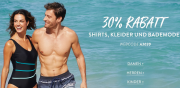 30% Rabatt auf Shirts, Kleider und Bademode f&uuml;r Damen, Herren und Kinder im Adler Shop