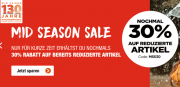 30% Rabattgutschein f&uuml;r alle reduzierten Artikel
