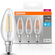 30 St&uuml;ck Osram LED Filament Leuchtmittel Kerzen 4W E14 Neutralwei&szlig;