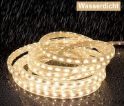 300 LEDs wasserdicht 210V-240V LED Strip, 3000K warmweiss