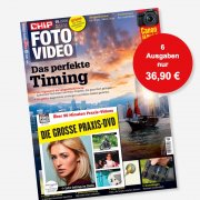 12 x CHIP FOTO-VIDEO mit DVD + exklusive Foto-Pr&auml;mie sichern!