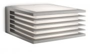 Philips myGarden Wandaussenleuchte Shades, 15W energiesparend, hellgrau, 27,38