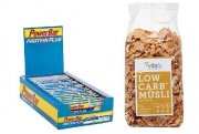 30er Pack Protein Plus Riegel (Vanilla) + 525g Vitafy M&uuml;sli f&uuml;r nur 17,39&euro; (statt 29&euro;)