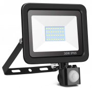 30W LED Strahler mit Bewegungsmelder, mit 2400lm & 6000K kaltwei&szlig;