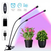 30W Pflanzenlicht Wachstumslampe Automatische EIN-/Ausschalten Vollspektrum mit 66 LEDs 