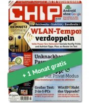 3 Ausgaben "CHIP Premium" f&uuml;r nur 22,20 &euro; + 20,00 &euro; Geldpr&auml;mie als Scheck