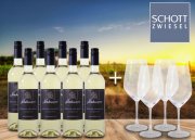 8 Flaschen Niedermann - M&uuml;ller-Thurgau + 4 Gl&auml;ser nur 39,90&euro;