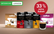 33% Extra-Rabatt auf bereits reduzierte LavAzza Kapseln bei Cafori