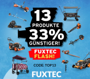 33% Rabatt auf 13 Produkte bei Fuxtec