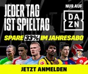 33% Rabatt auf das DAZN Unlimited Jahresabo 
