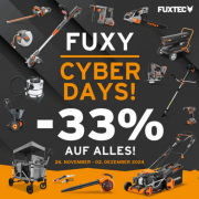 33% Rabatt auf das komplette Sortiment bei Fuxtec
