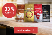 33% Rabatt auf Lavazza Kaffeebohnen bei Cafori