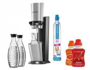 Sodastream Crystal Megapack mit 3 Glasflaschen und Sirup nur 89,99 &euro;