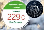 Weihnachten in den Center Parcs f&uuml;r 4 Personen schon ab 229&euro;