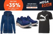 35% Extra-Rabatt On Top auf &uuml;ber 5.400 Schuhe und Kleidung bei SportScheck