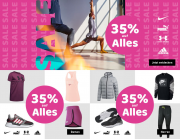 35% Rabatt auf Bekleidung und Schuhe von Puma, Nike, Adidas usw. im MySportswear Shop