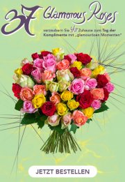 37 bunte FAIRTRADE Rosen f&uuml;r 21,98&euro; incl. Versand statt 41,98&euro;