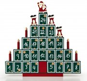 Adventskalender zum selbst Bef&uuml;llen aus Holz nur 17,95&euro;