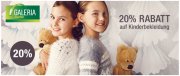20% Rabatt auf Kinderkleidung bei Galeria Kaufhof