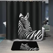 3D Duschvorh&auml;nge (180x180cm) + Badezimmermatte in versch. Motiven f&uuml;r 8&euro; (statt 20&euro;) &ndash; Prime