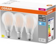 3er-Box Osram LED Classic E27 matte Filament LED-Lampen Kaltwei&szlig;