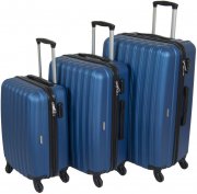 3er Kofferset Hartschalen Suitcase Trolley Milanino &bdquo;Line&ldquo; in 3 versch. Farben